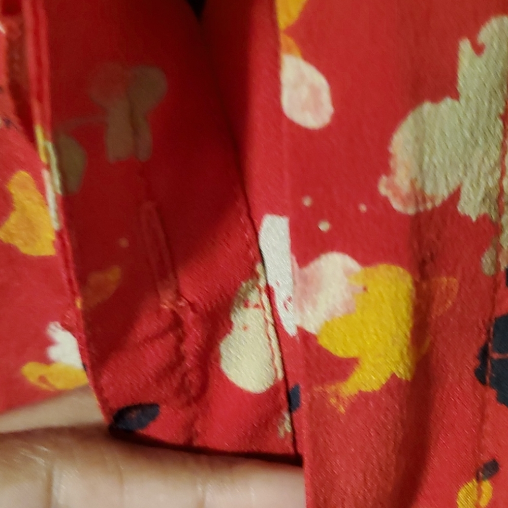 Realisation Par Red Ruched Ruffled Sundress - Picture 6 of 6